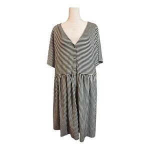 Active Seller! ASOS Striped Plus Size Dress size 20Casual Office Fall